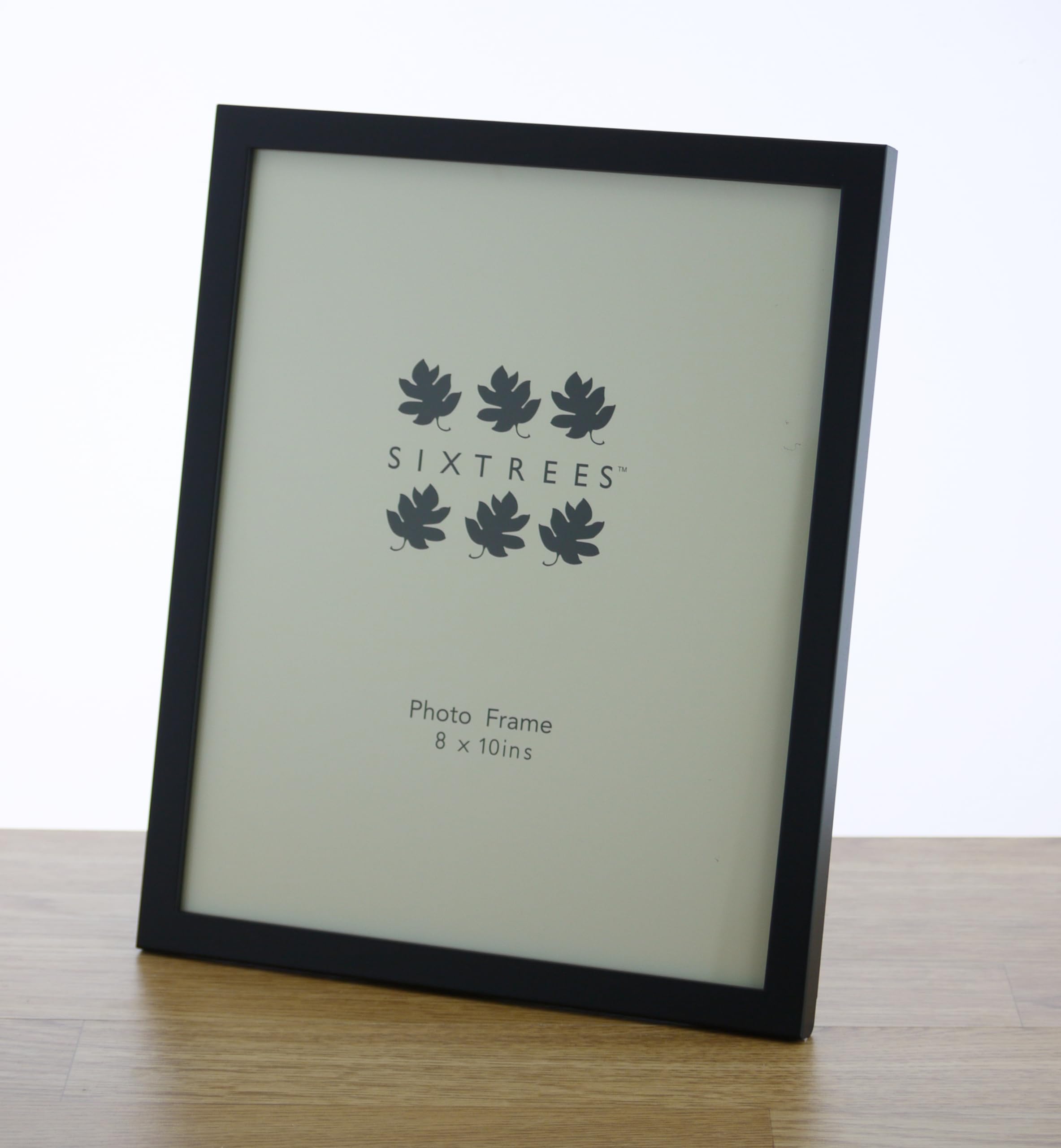 Sixtrees Elite 2-122-80 Black Metal 8 x 10 inch Photo Frame. Wide profile, satin finish - Image 3