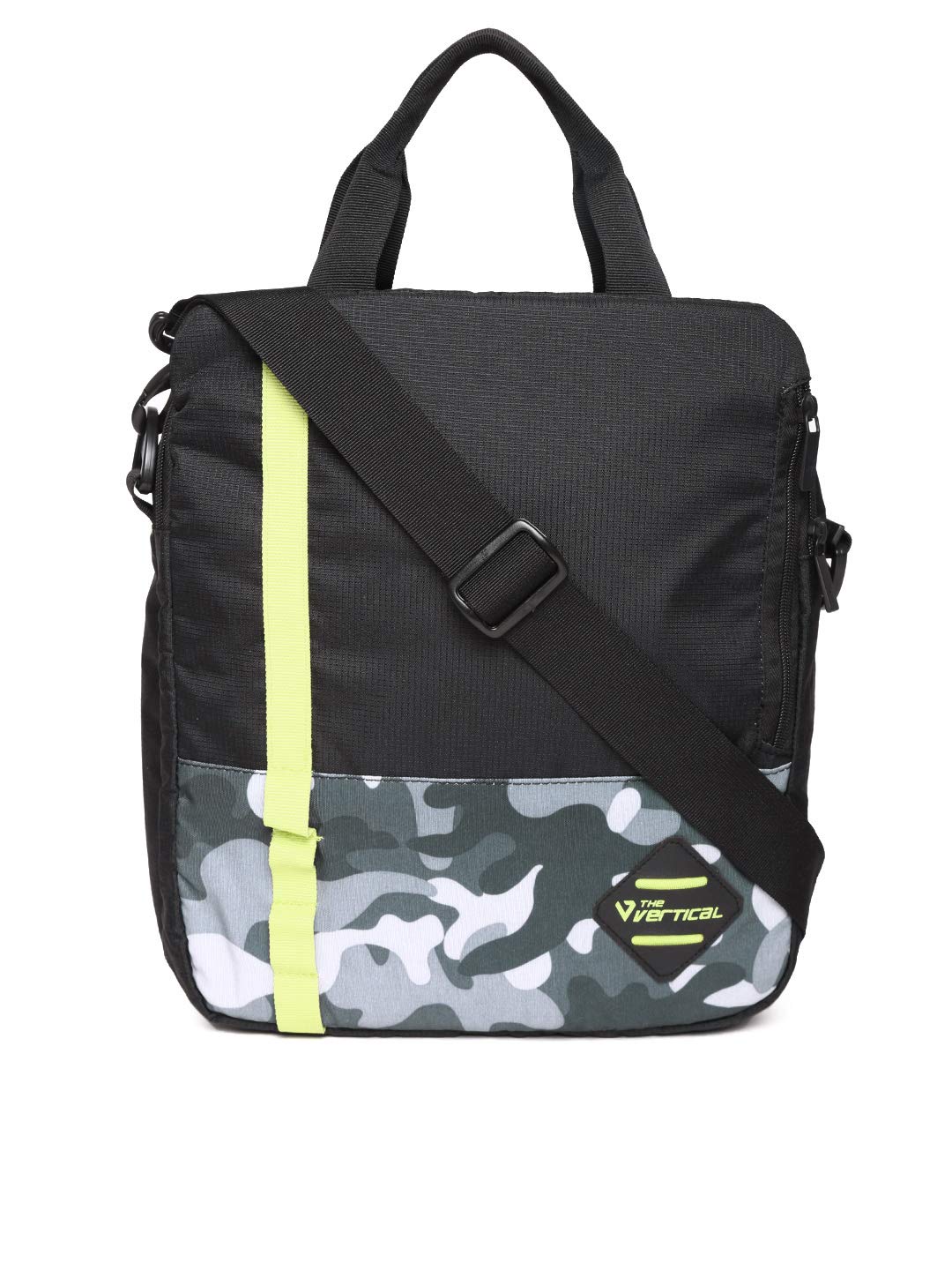 Army Polyester Sling Business Case for Unisex - Black-image-46