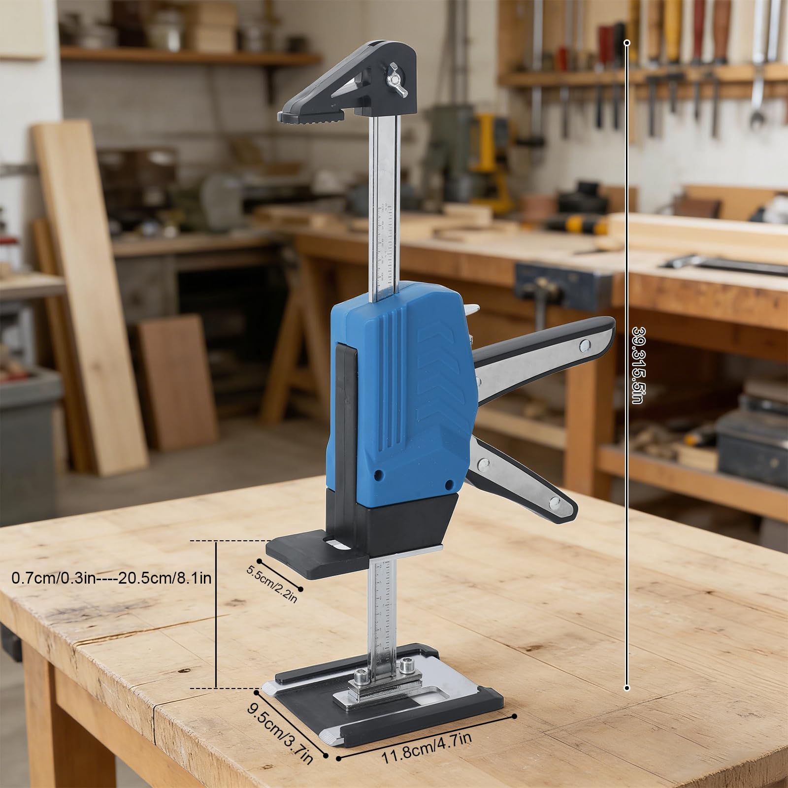 2 Stück Arbeitssparender Heber, 39,1 cm Ganzstahl Arm Hebewerkzeug, Einhand-Montagewerkzeug,200kg Kapazität, Arm Handwerkzeugheber mit Langsam und Schnell Hebefunktion