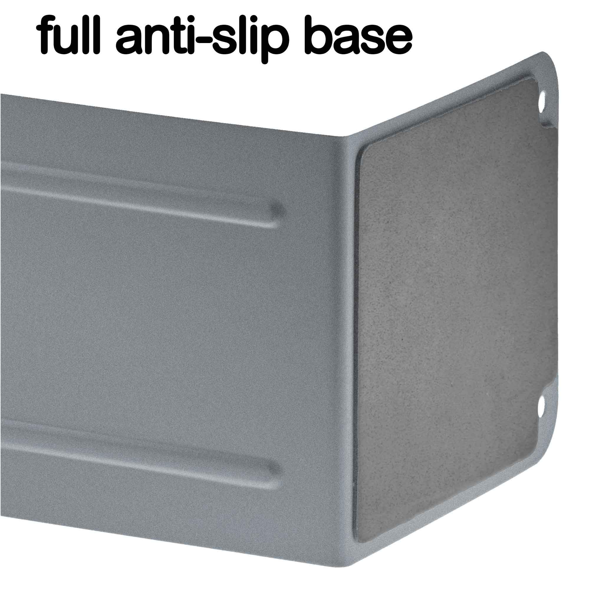 Acrimet Premium Sujetalibros de Metal Resistente (Color Plata) (Paquete de 1 par)