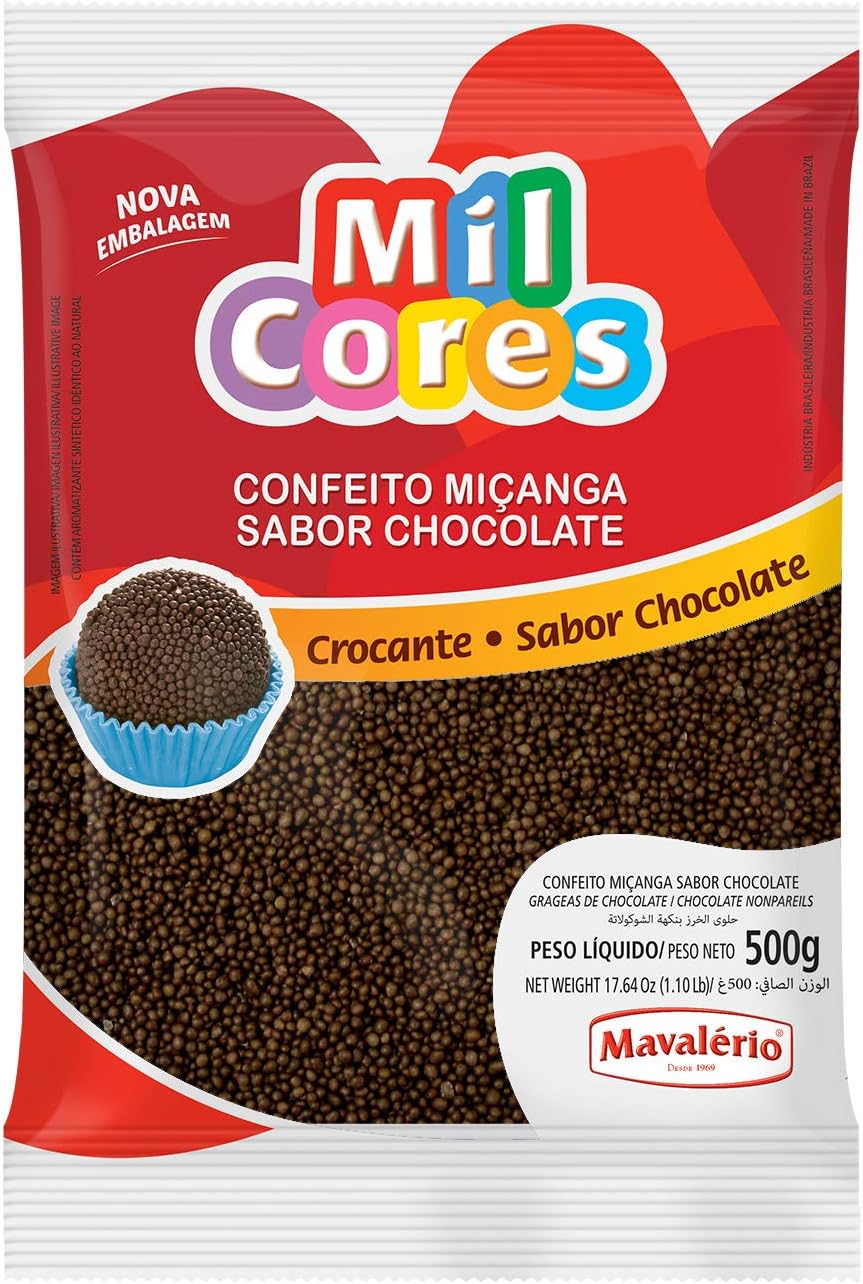 Mil Cores Chocolate Non Pareils 500 g