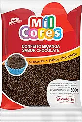 CONFEITO BRIGADEIRO REDONDO MIL CORES MAVALÉRIO 500G