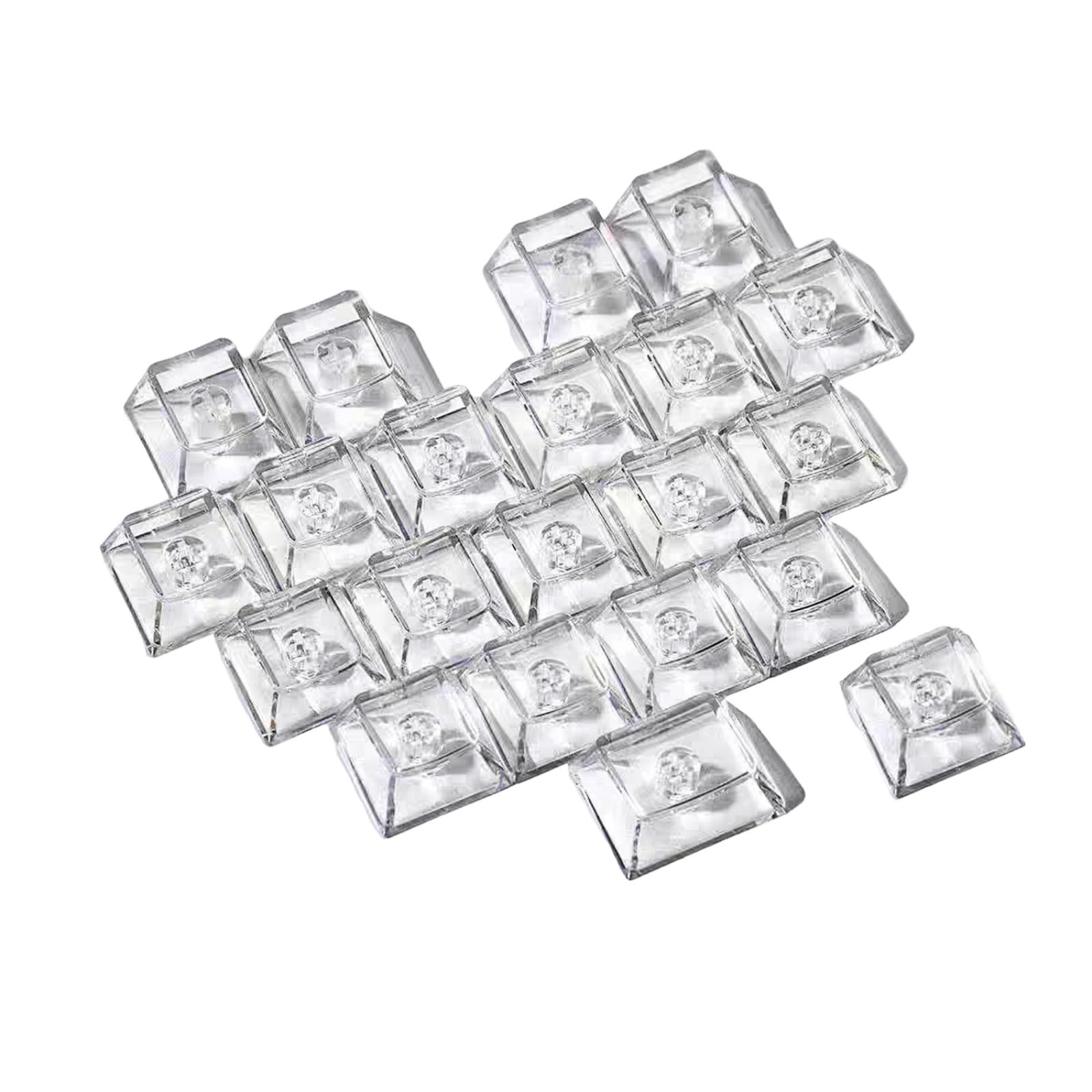 Keycaps De Layout, trasparenti Keycaps Cute, tappi per tastiera, set da 21 pezzi, per viaggi, lavoro in ufficio, ergonomici