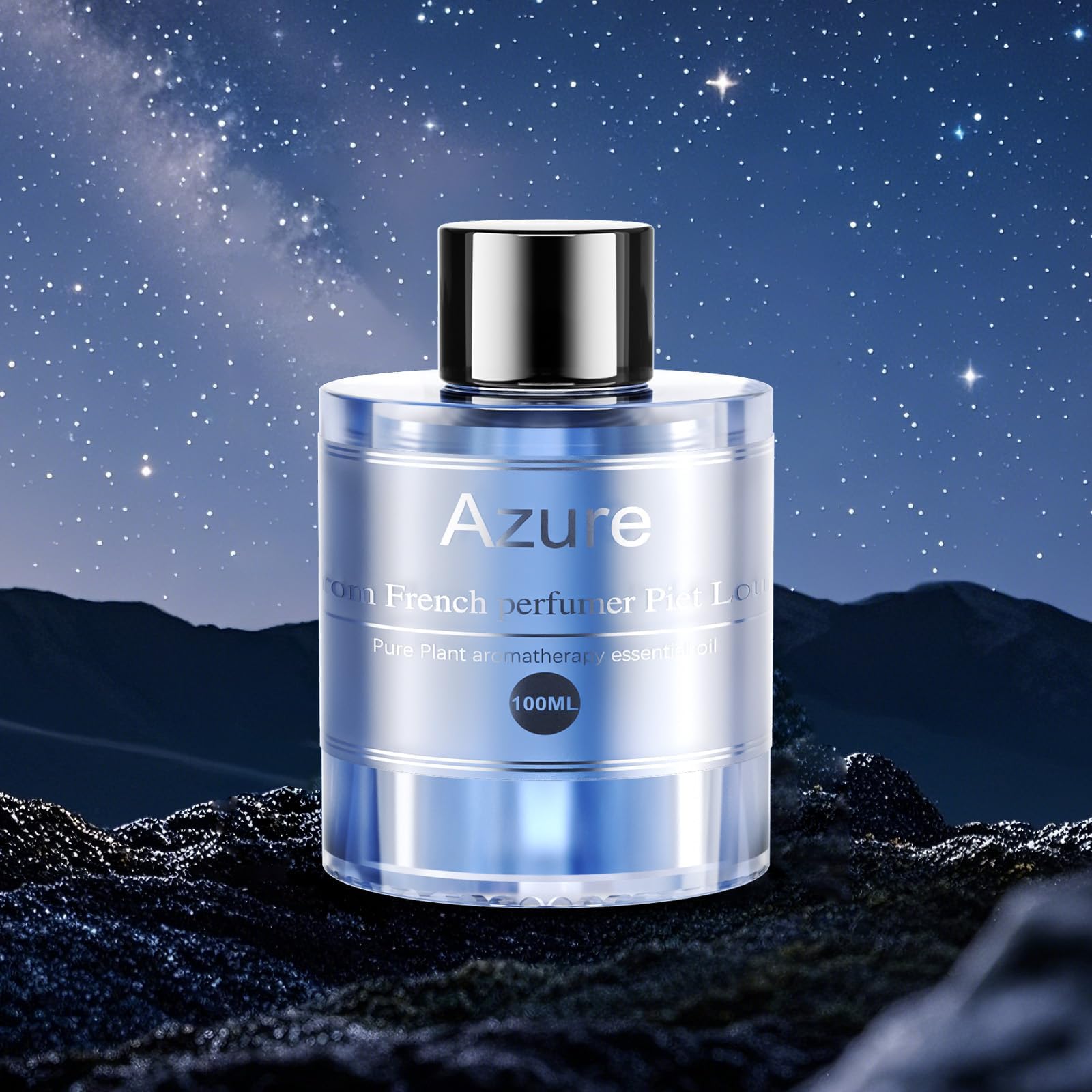 Amor Lyris 3.5OZ/100ml Large Car Air Freshener Refill, CO01/Dedicated Perfume Long Lasting Air Fresheners 6 Months, Car Diffuser Essential Oil Made of Natural Plant Extracts, Azure