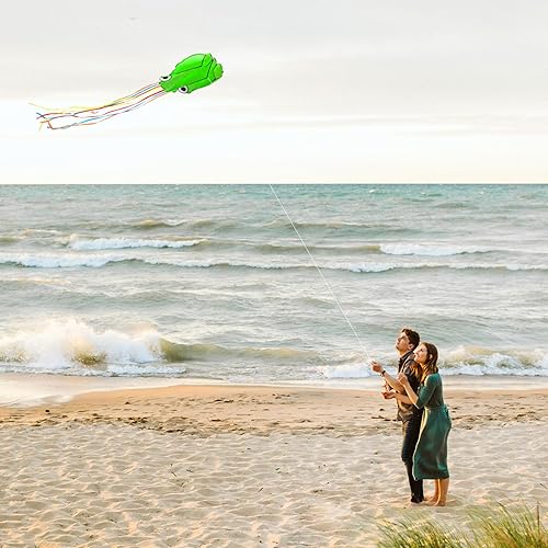 Miniatura 5 de Kaiciuss Juego de cometa de pulpo y cometa clásica Delta para niños y adultos