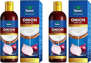 Parachute Advansed Onion Hair Oil for Hair Growth and Hair Fall Control with Natural Coconut Oil & Vitamin E - 200ml (Pack of 2)
