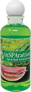 inSPAration Spa and Bath Aromatherapy 126X Spa Liquid, 9-Ounce, Watermelon
