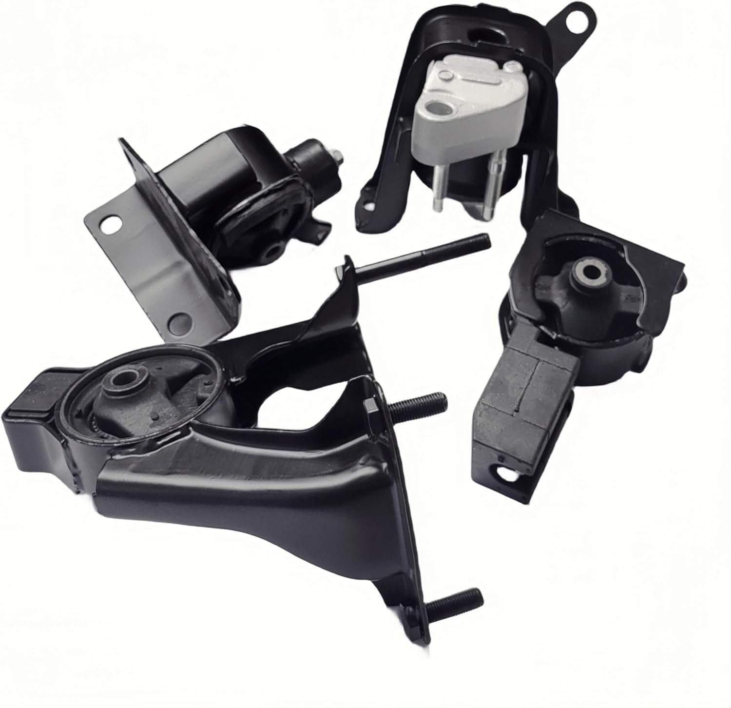 Engine Mount Kit for 2003-2008 Corolla 1.8L - Set of 4 Replaces A4218 A4219 A4220 A4221 - Also Fits Matrix & Pontiac Vibe