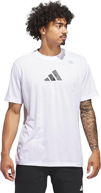 Adidas Mens Baseball Graphic T-Shirt