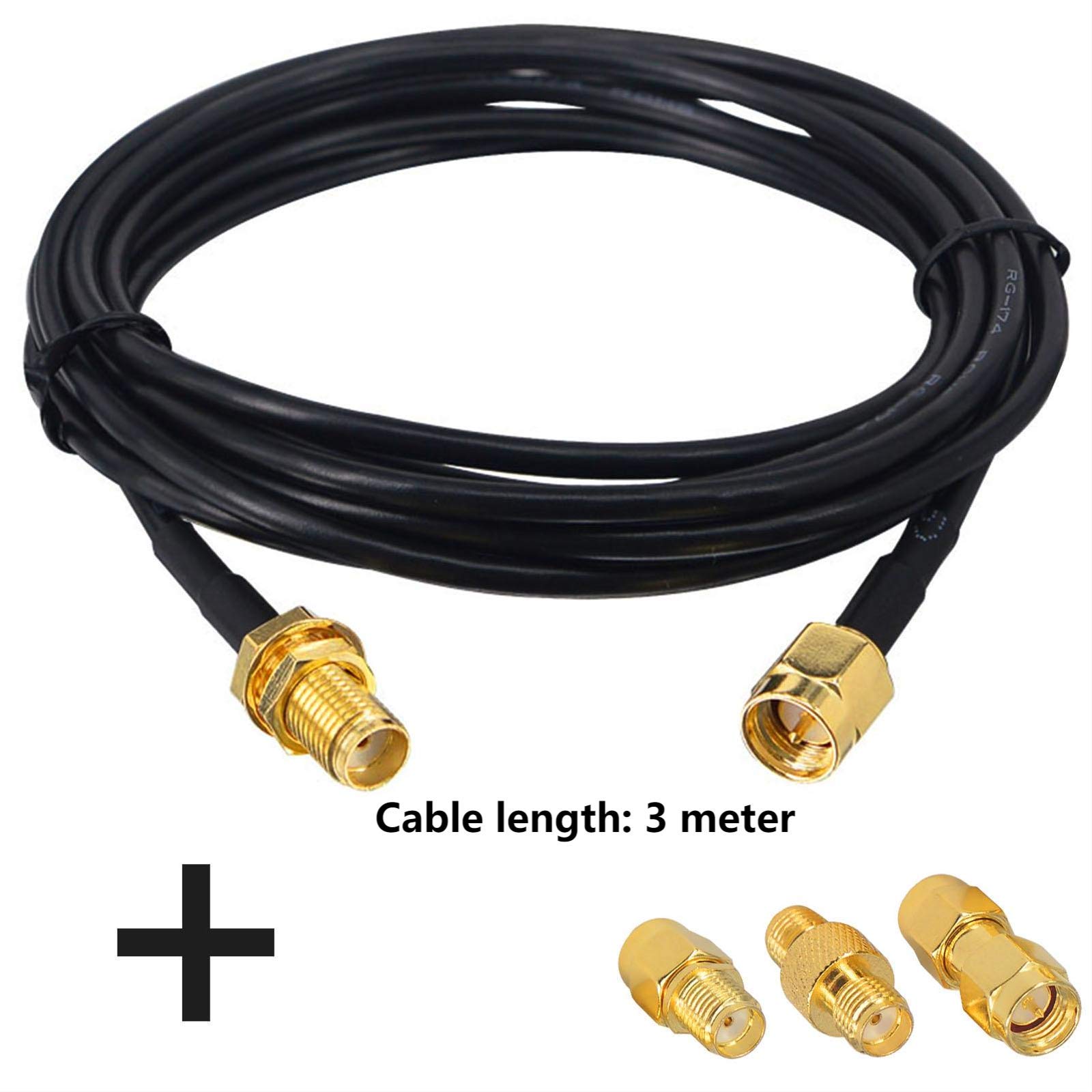 Cavo Prolunga RPSMA 1m Superbat - Per Antenne 4G/WiFi, Router, Modem LTE E Radioamatori - Foto 9