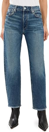 PAIGE Womens Alexis Barrel Leg Jeans