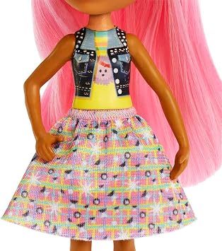 Enchantimals Dolls, City Tails Hensley Hedgehog Doll and Spiney Friend Figure, Small Doll with Removable Skirt and Accessories, Gifts for Kids, HKN13