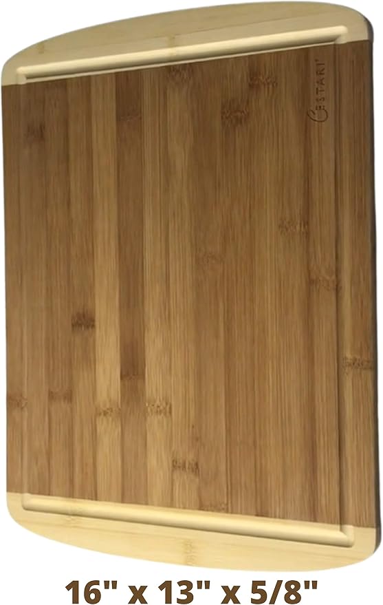 Tabla de Cortar Rectangular de Bambú Orgánico Cestari miniatura 3