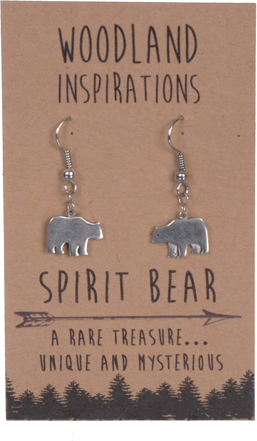 Shag Wear Women's Outdoor Life Woodland Inspirations Pewter Dangle Earrings image 3