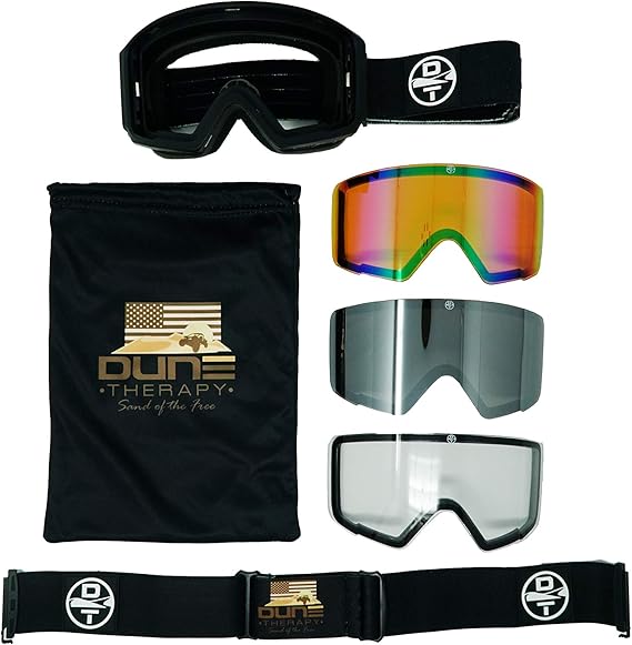 Dune Therapy MX Goggles Moto ATV UTV SXS Sand Dirt Dust Eye