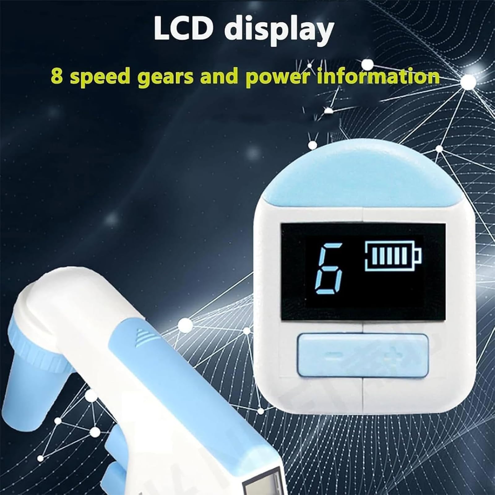 Pipettatore automatico digitale, pompa a pipetta elettronica, velocità di aspirazione 25 ml in 5s, capacità 0,1-100 ml, regolabile a 8 livelli per esperimenti diagnostici clinici