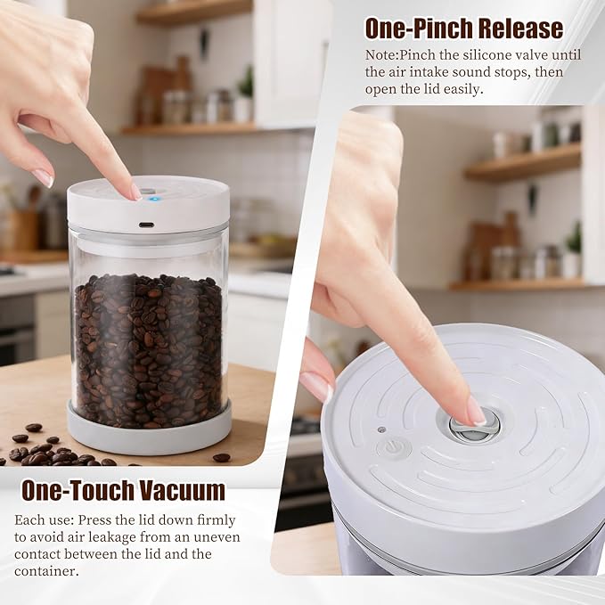 Envase al Vacío Automático SYAWS, 1.1L para Café y Alimentos miniatura 5