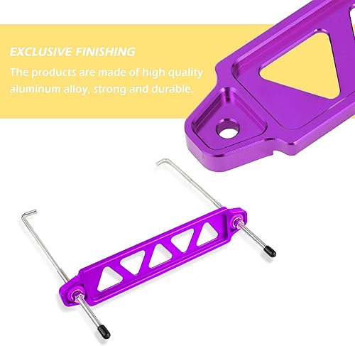 Miniatura 4 de Soporte de sujeción para batería, juegos de amarre de batería de aleación de aluminio de alta calidad que proporcionan un entorno de conducción