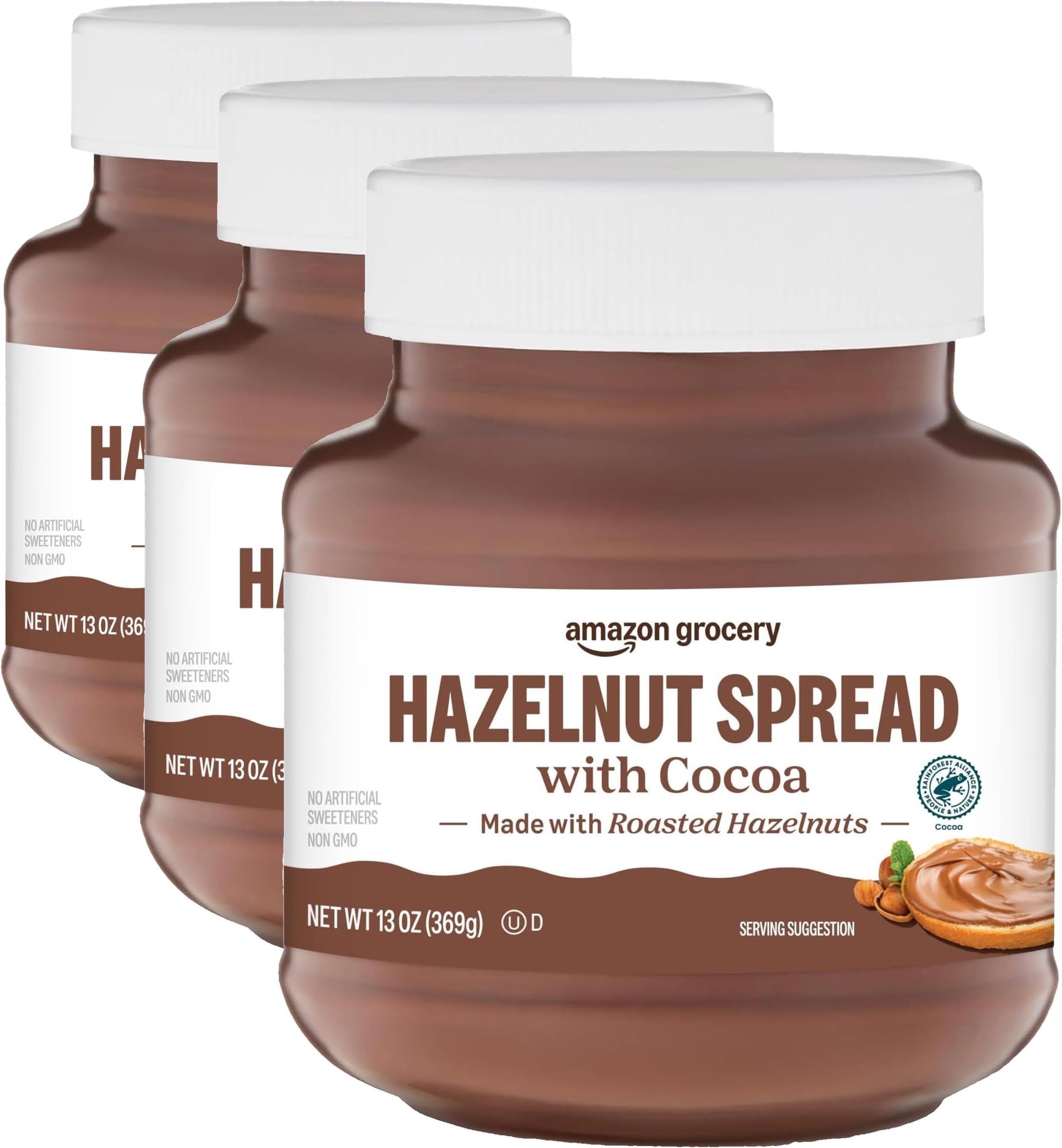 Hazelnut Spread With Cocoa, 13 Oz (Pack of 3)
