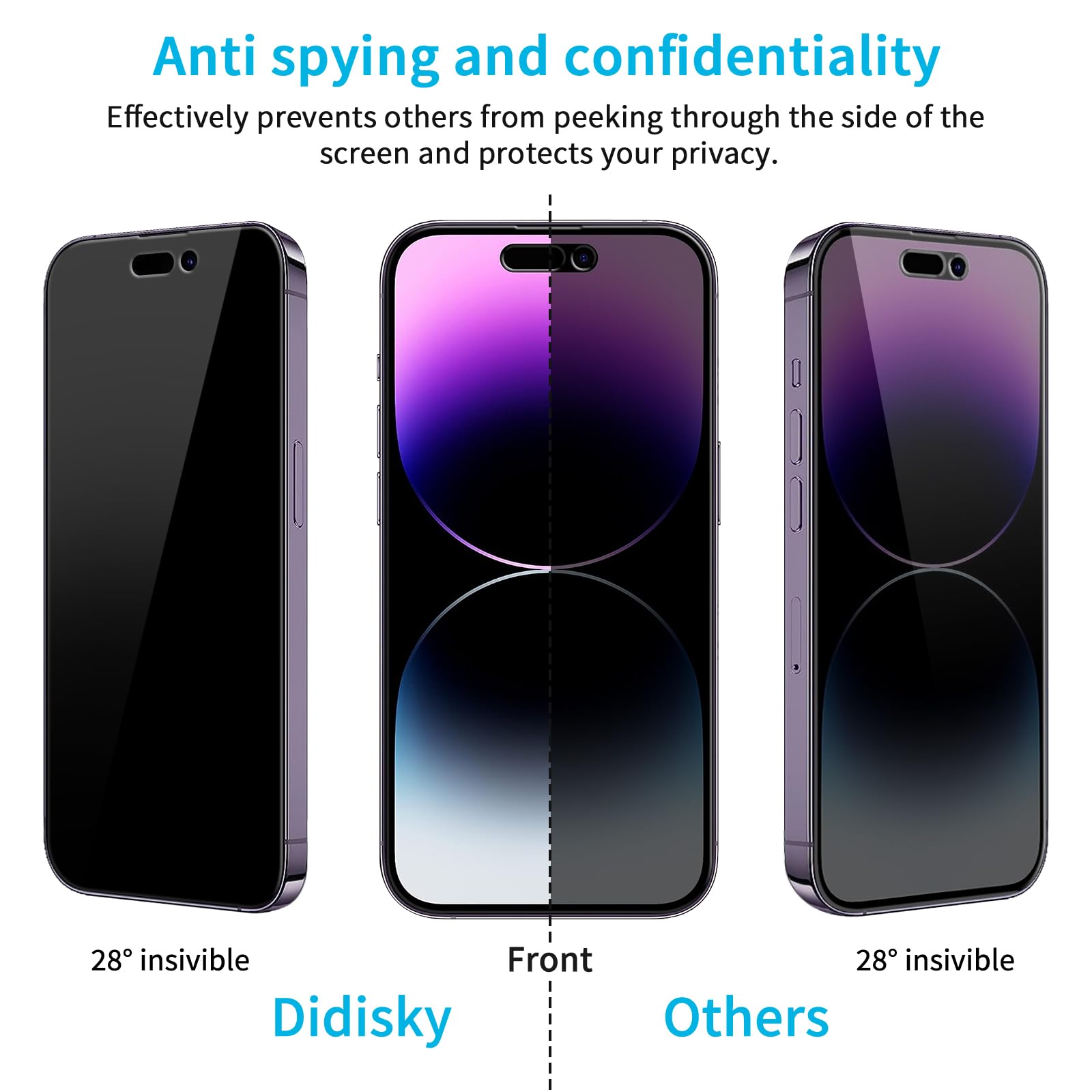 Cover Iphone 15 Pro Max Apple IPhone 15 Pro Max Custodia In Vetro Temperato HD A Doppia Faccia Cover Pelle Iphone 15 Pro Max - Foto 6