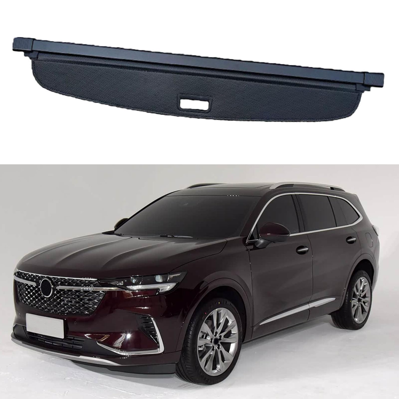 SXLGDW Car Retractable Rear Trunk Parcel Shelf,Compatible with Buick Envision Plus,Car parts