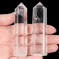 Vista 10 de Varitas de cristal de obsidiana, Cuarzo rosa