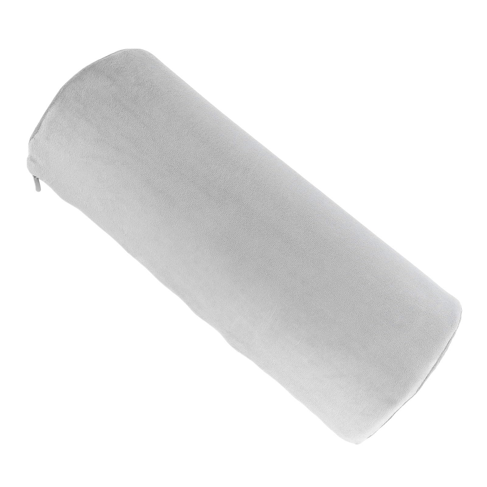 Cuscino a Mezzaluna Memory Foam Supporto Ergonomico Cuscino Semicircolare a Mezzo Cilindro per il Comfort del Collo e della Gamba Posteriore con Design Multifunzionale