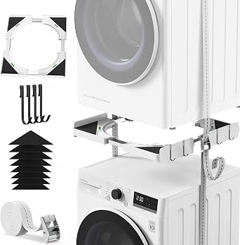 Ultra-thin Universal Stacking Kit for Washer and Dryer [Energy Class A]