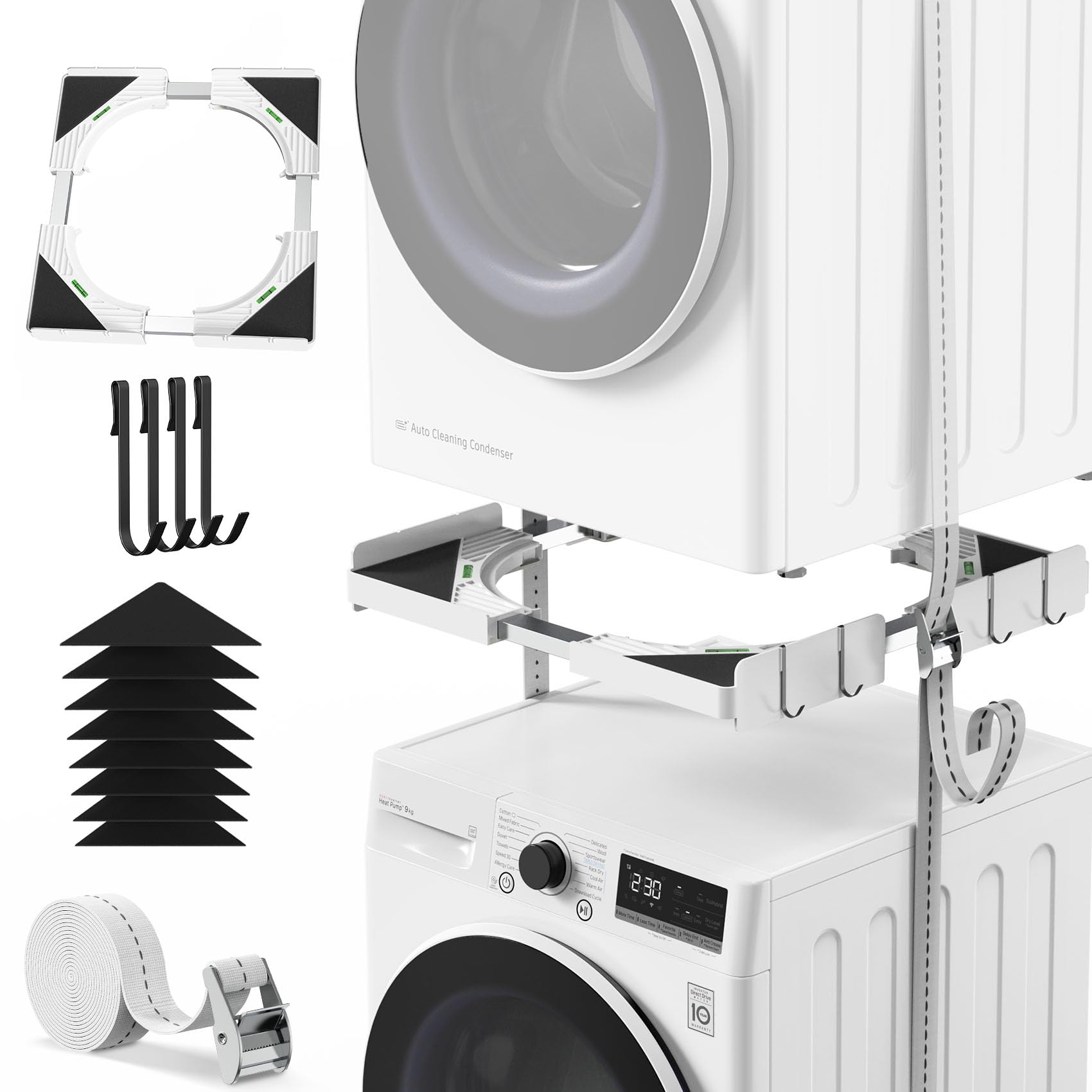WUSY Ultra-thin Universal Stacking Kit for Washer and Dryer