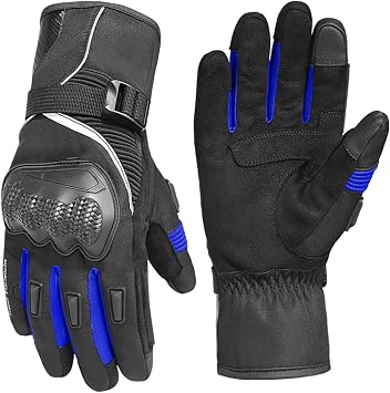 COMETX Winter Motorcycle Gloves Waterproof Cold Weather Motorcycle Gloves Warm Riding Gloves