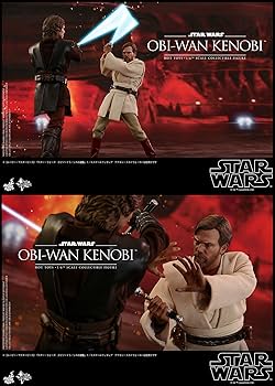 美品ホットトイズ/スターウォーズ　シスの復讐DX版オビ=ワン・ケノービ ホットトイズ スターウォーズEp3 シスの復讐 オビ＝ワン