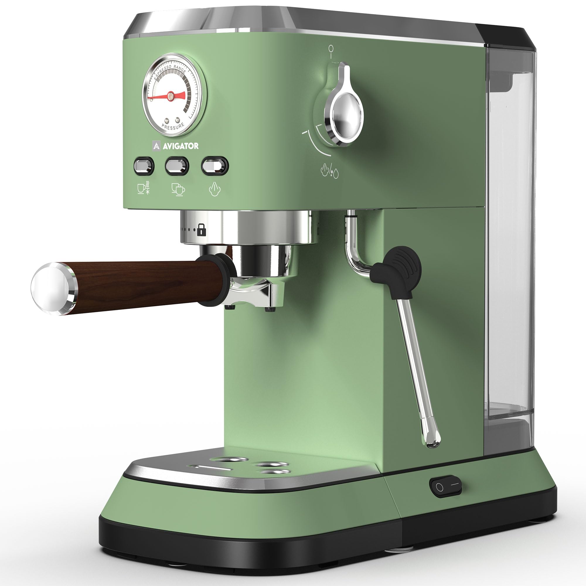 Photo 1 of avigator 20 Bar Espresso Machine, Compact Coffee Maker with Milk Frother, Espresso Maker with 50oz Removable Water Tank for Home & Office, Coffee Machine for Cappuccino & Latte