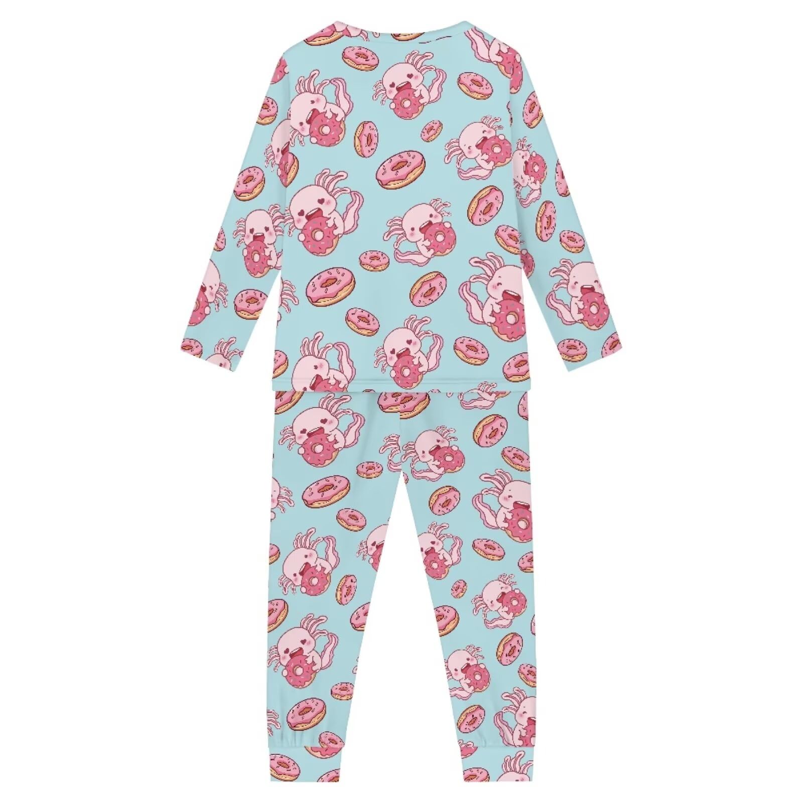 Pijama de manga larga con bolsillos para niños, conjunto de camisa y pantalones para niños de 3 a 16 años