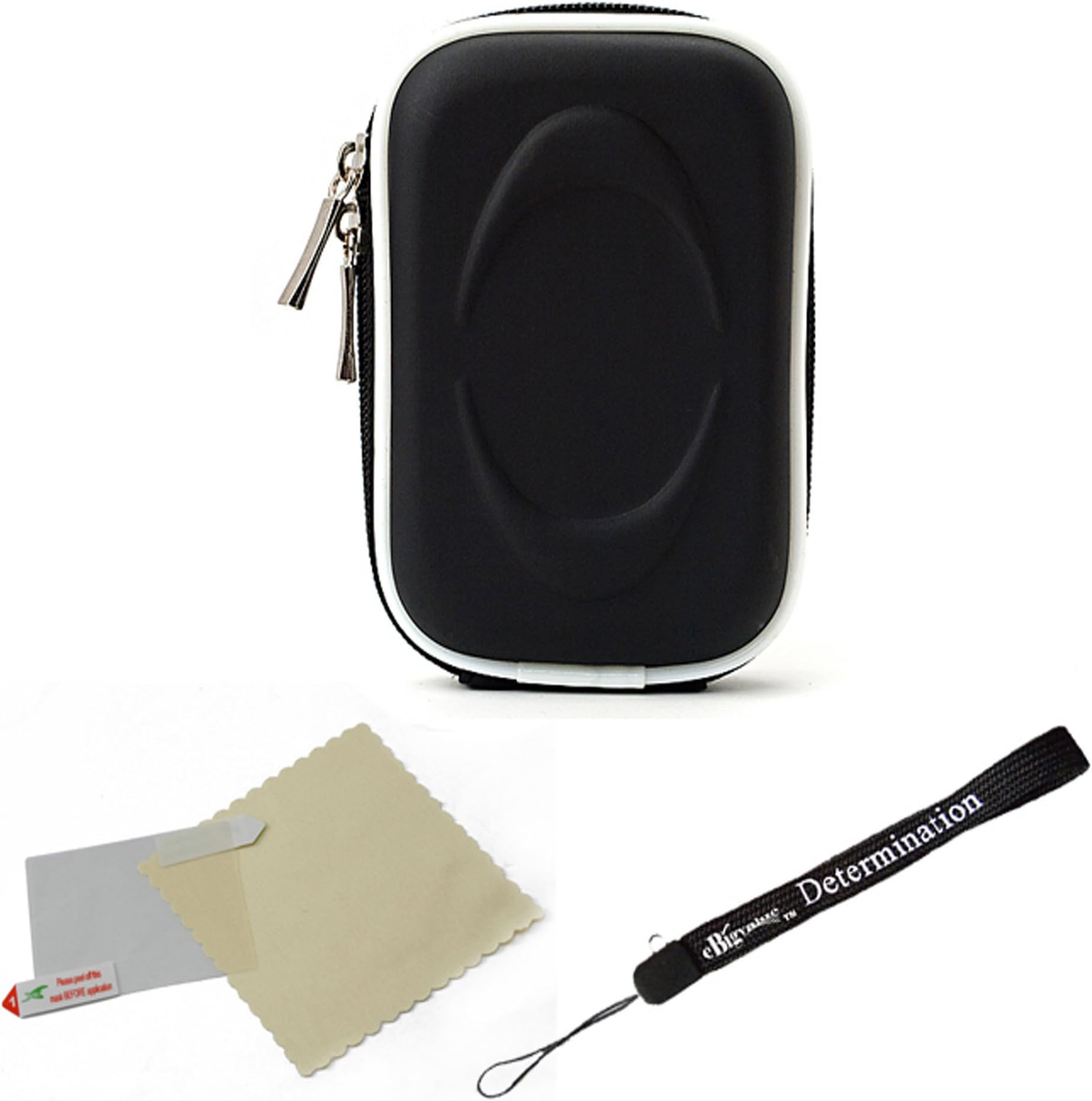 Slim Eva Hardshell Case for Casio EXILIM EX H15 EX H20G EX Z35 EX Z550 EX Z800 EX Z2000 EX Z2300 Point and Shoot Digital Camera and Screen Protector