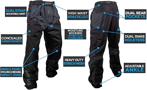 Miniatura 2 de VIRTUE - Pantalones para paintball, airsoft y deportes de acción