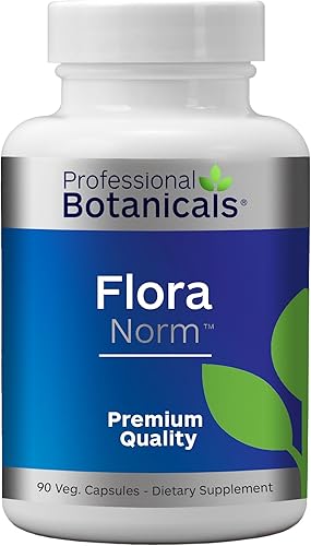 Flora Norm - Mezcla probiótica vegana potente de 12 cepas (10 mil millones de UFC/gramo) que apoya la salud digestiva e inmunológica, 90 cápsulas