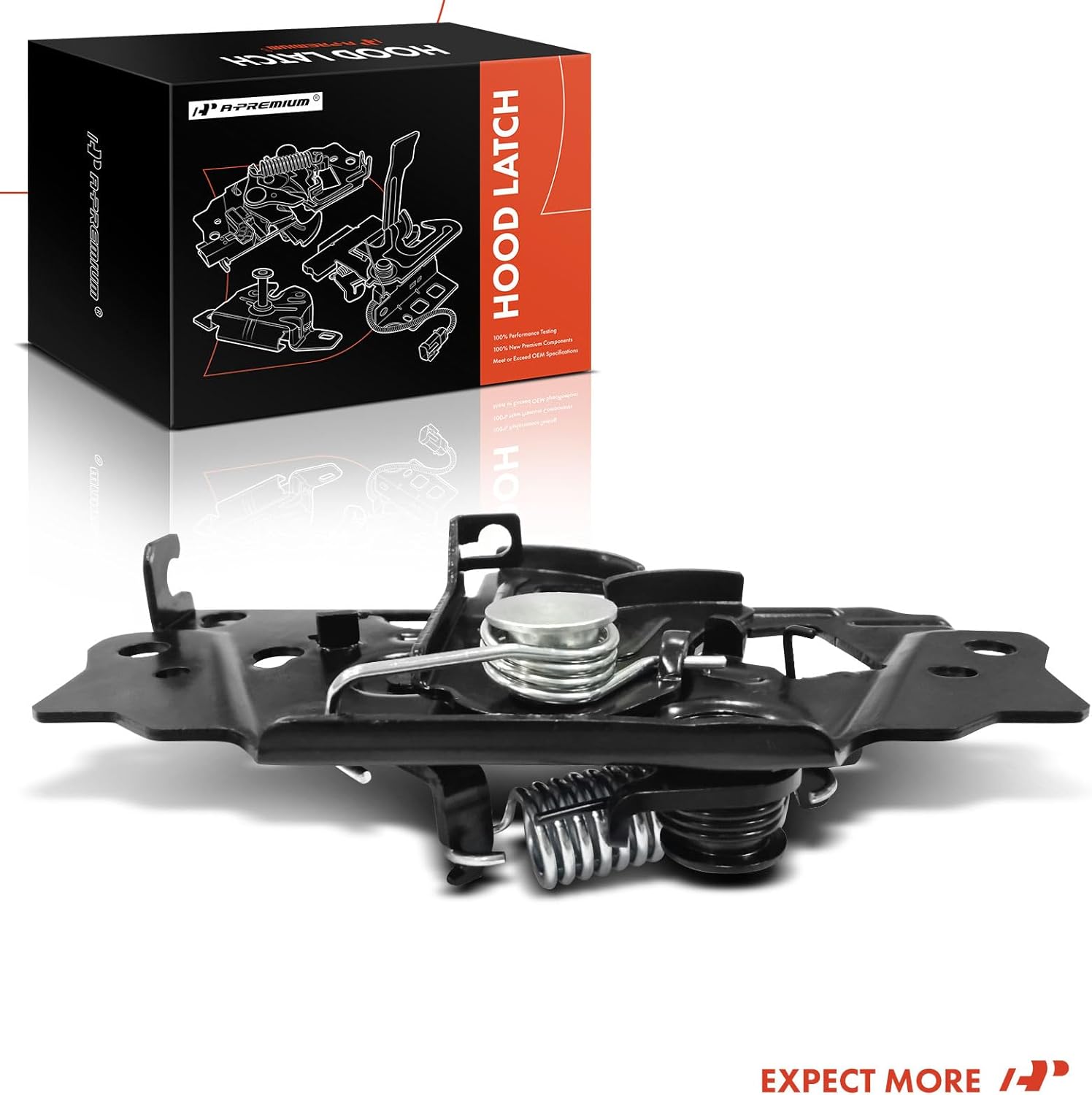 A-Premium Hood Latch Lock Compatible with Ford Focus 2012-2018, Escape 2013-2019 & Lincoln MKC 2015-2019, Front Hood Lock Engine Bonnet Latch Assembly