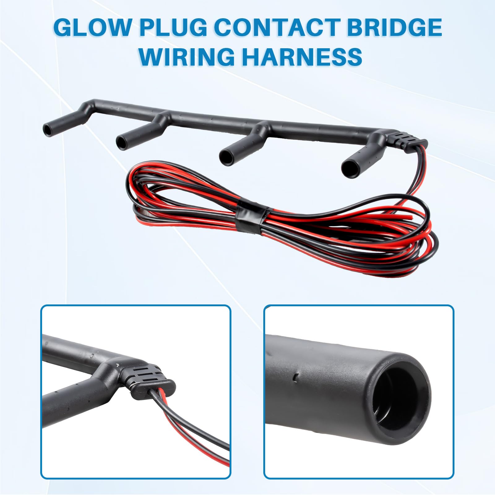 Pont de contact pour bougie d'allumage, jeu de câbles, pont de contact, bougies d'allumage, kit de réparation de câbles, remplacement pour Golf IV 1J1 1J5 A3 8L1 1996-2003 1J2 1U2 1998-2010