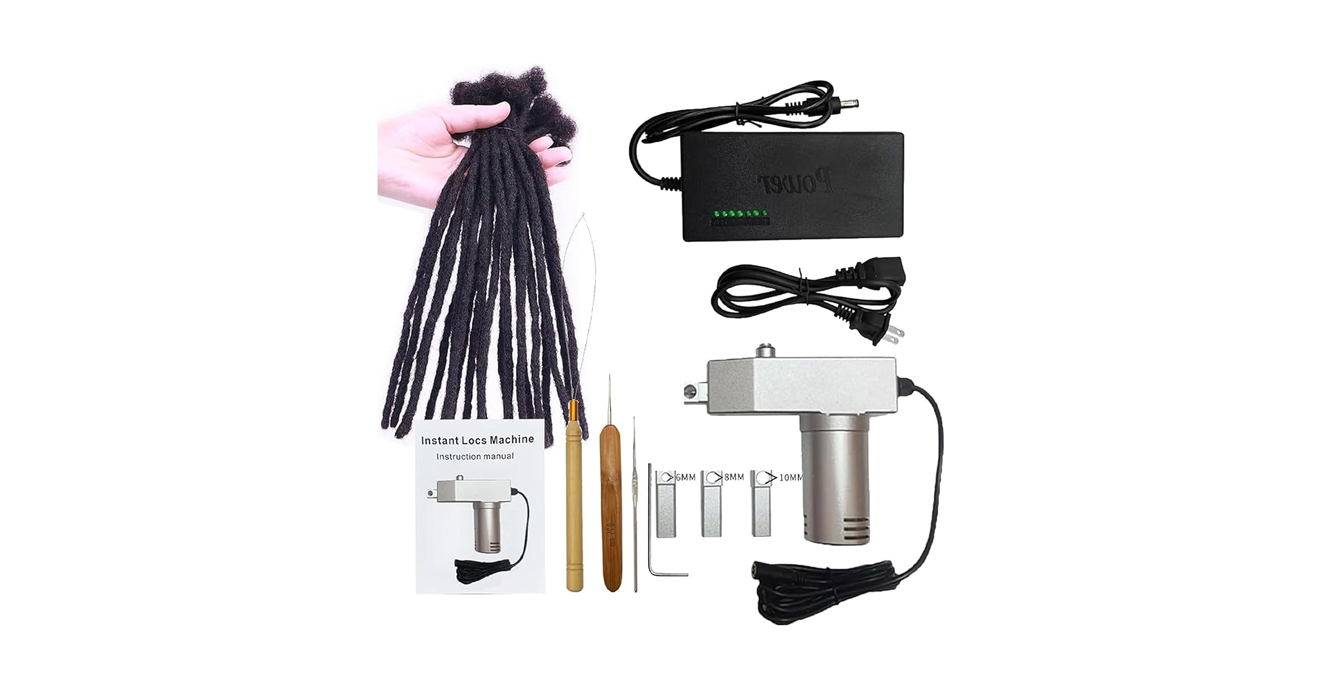 Amazon.com: Instant Dreadlock Machine, Instant Loc Automatic