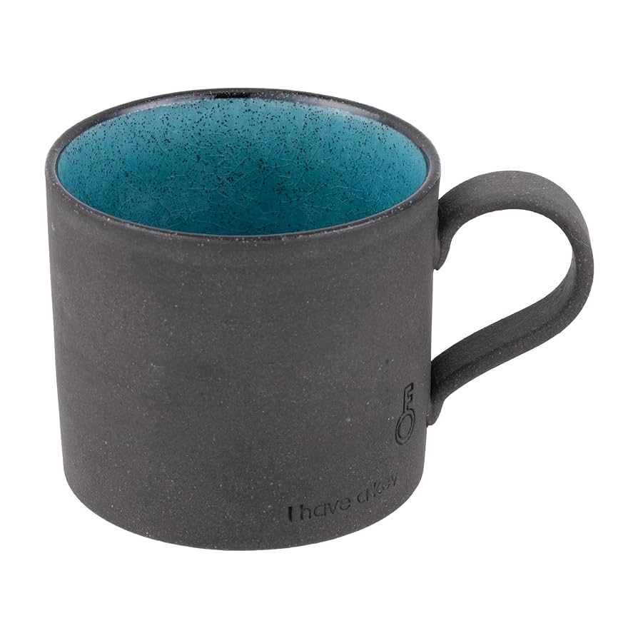 Amazon.co.jp: 光陽陶器 黒土鍵マグ ブルートパーズ 20402