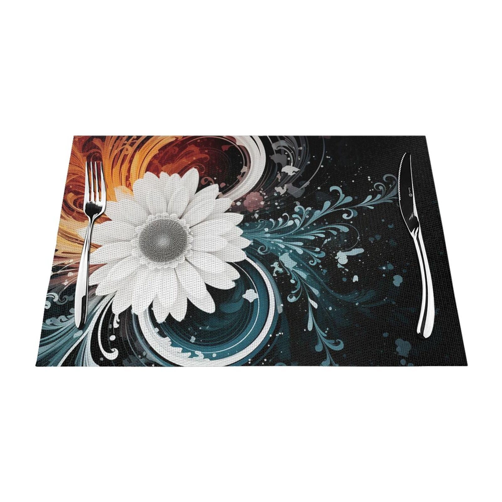 Sets de table lavables antidérapants 30x45cm protégeant votre mobilier de salle à manger