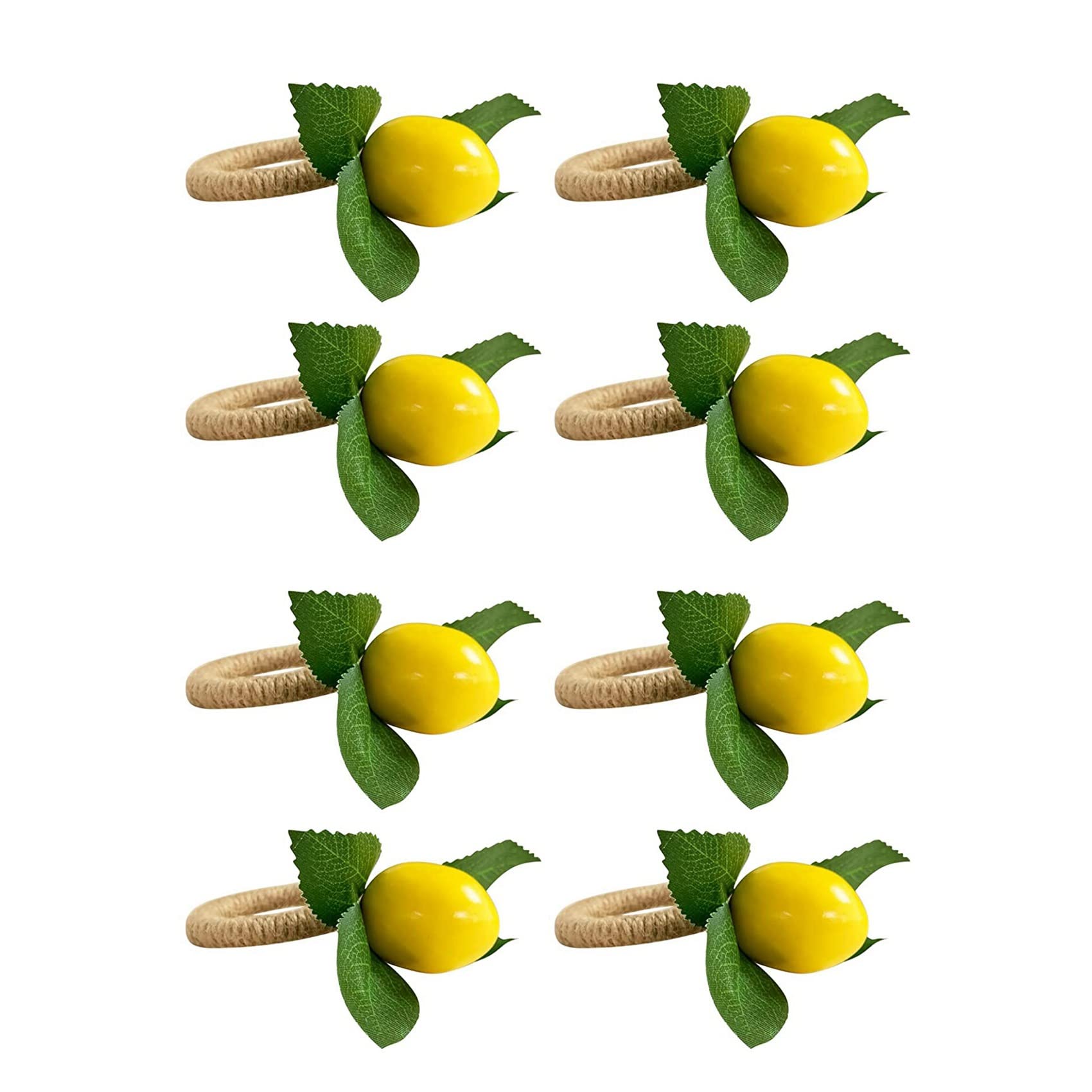 36 Pezzi Simulazione Limone Pianta Tovaglioli Frutta Fibbia