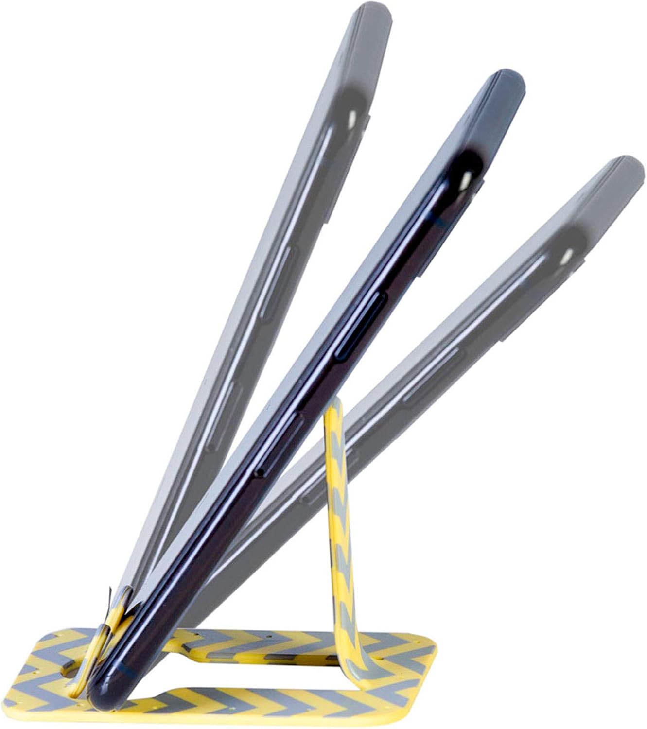 Thinking Gifts Flexistand Adjustable Cell Phone Stand - Yellow Chevron image 5