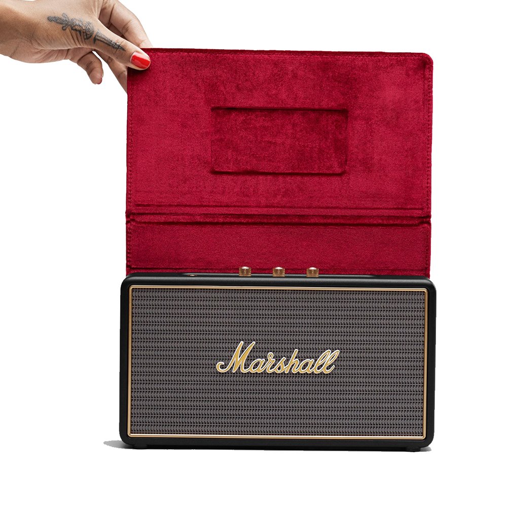 Marshall Stockwell Portable Bluetooth Speaker with Flip Cover Case