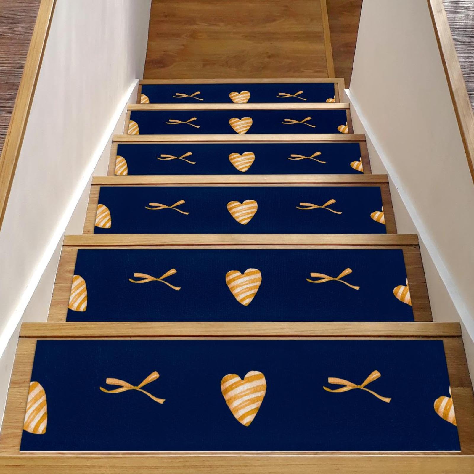 Alfombra antideslizante Love Hearts: cuide el caminar de su familia en escaleras interiores