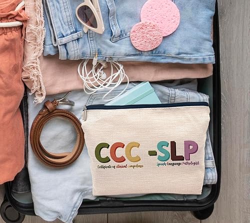 Miniatura 10 de Regalos para patólogos del habla, regalos para patólogos del habla, regalos de Slp, bolsa de patólogo del habla y lenguaje, bolsa de maquillaje SLP,