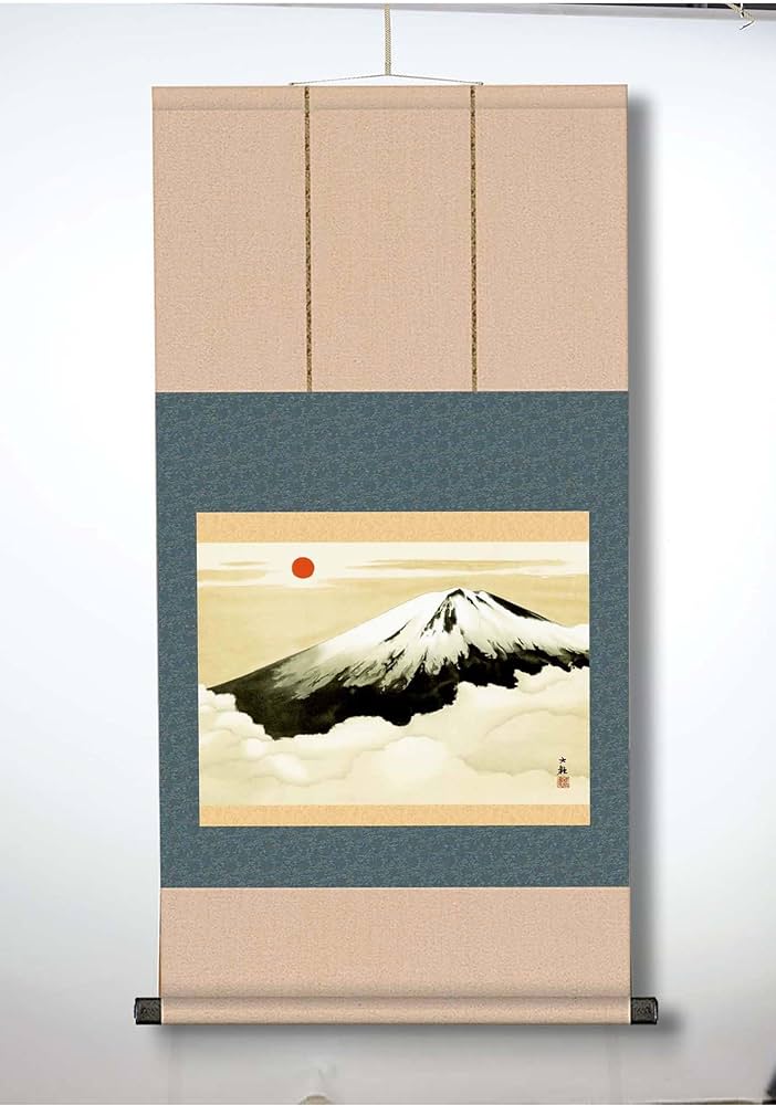 Amazon.co.jp: 【横山大観生誕150年】富士図・富士絵画・高精彩