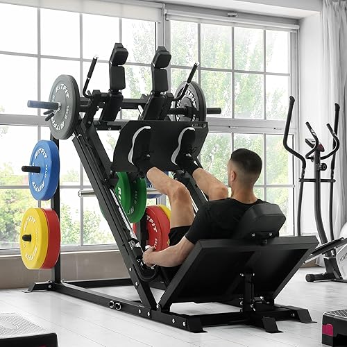 Miniatura 7 de RitFit Gazelle Pro 3 in 1 Leg Press and Hack Squat Machine - High-Tensile Steel Leg Press Machine, 2000 lbs Capacity, Adjustable Angles, Hack Squat
