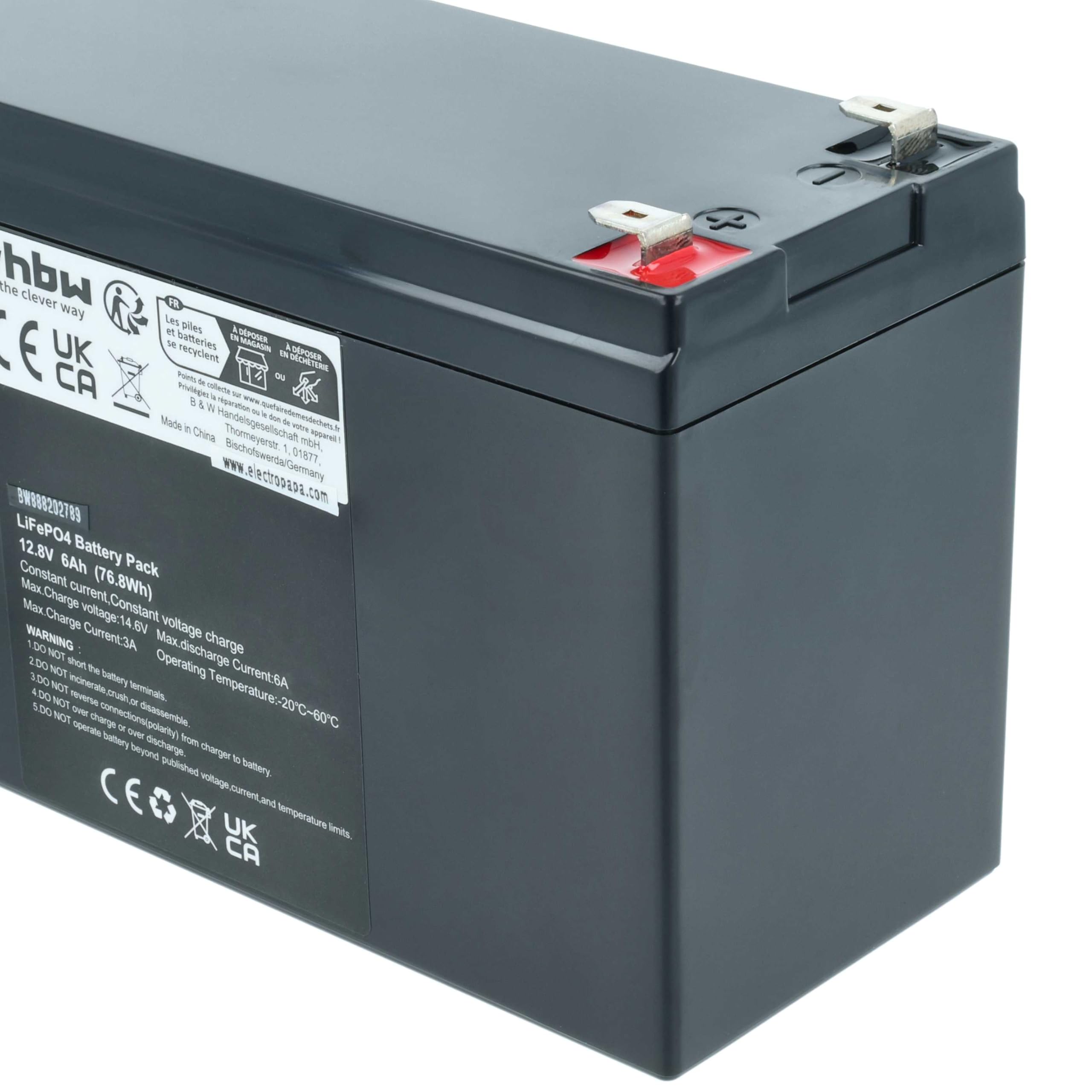 vhbw 2X Batterie de Bord pour Caravane