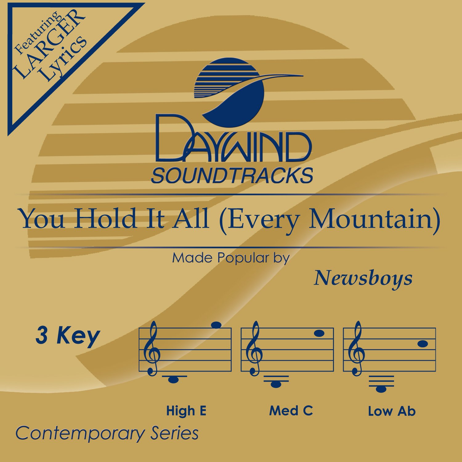 You Hold It All Every Mountain accompagnement instrumental performance track chant - 2